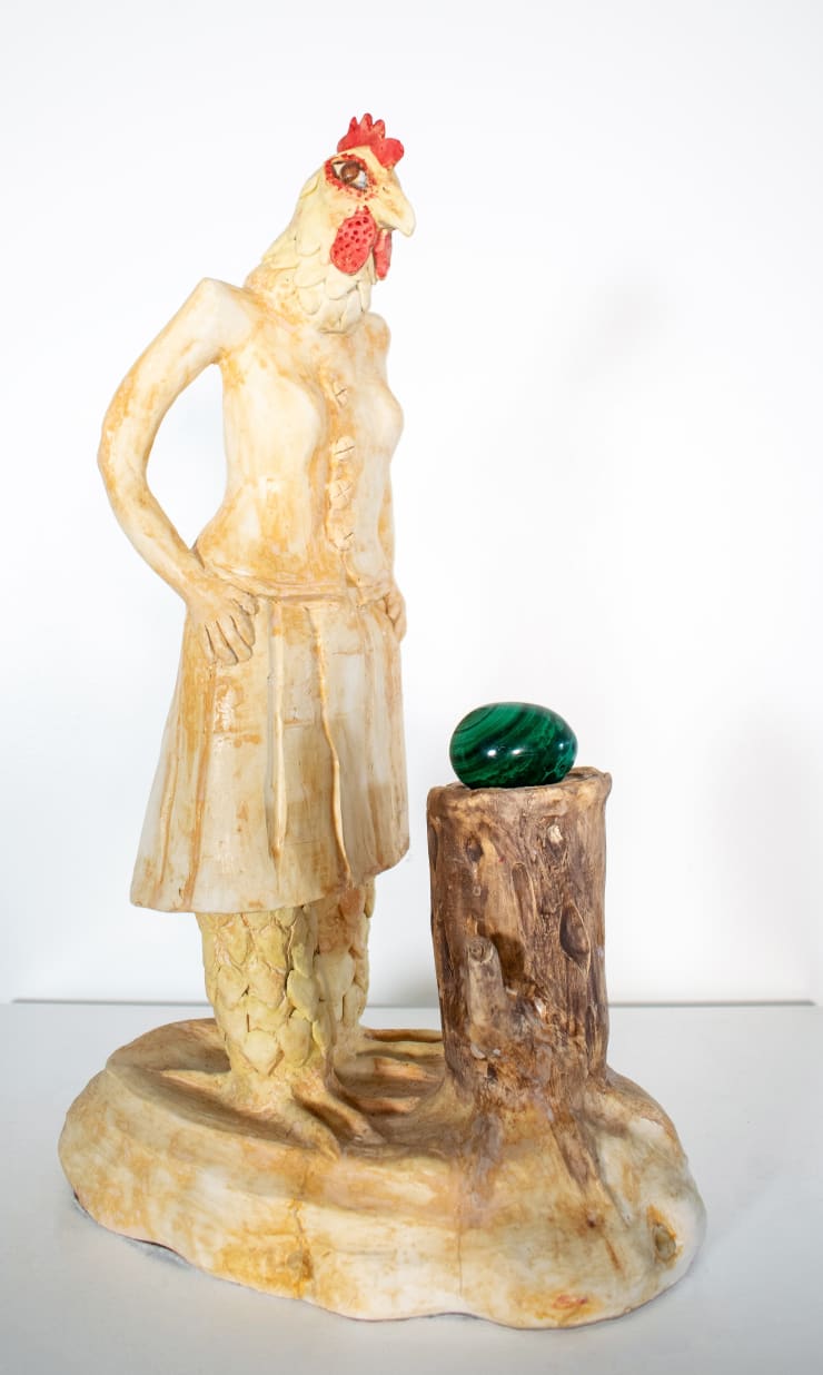 Bronwynne Cornish Miranda Hands on Hips, 2023 Ceramic 44 x 16 x 26 cm