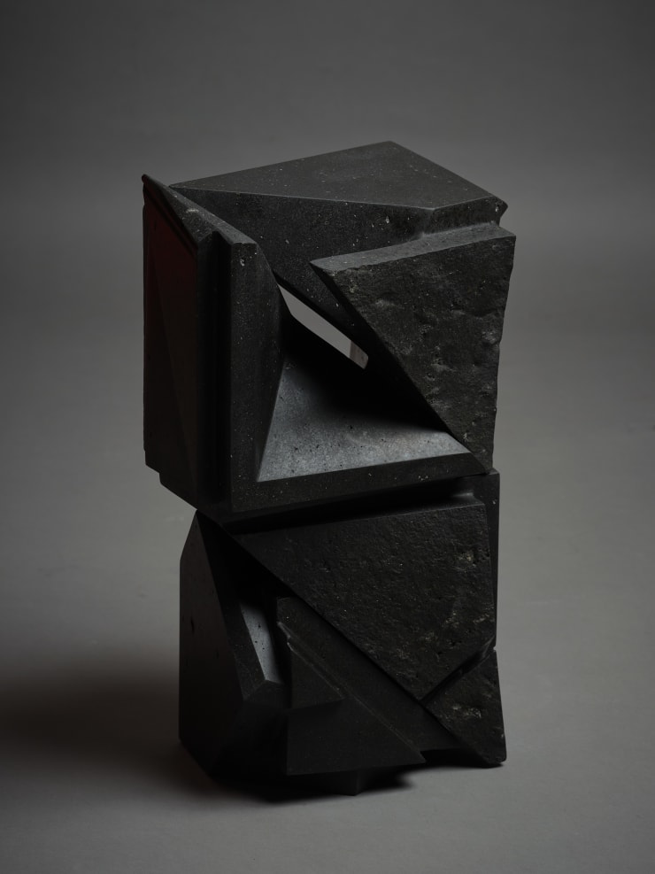 Chris van Doren Tectonic Plates, 2023 Basalt 38 x 22 x 18 cm