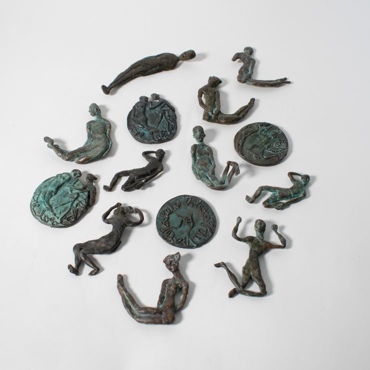 MANZ - Medal Art New Zealand Lured & Patupaiarehe Cluster, 2025 by Christine Massey Bronze Ciré perdue / lost wax