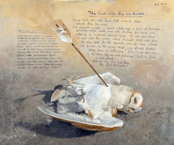 Ray Ching, P.225 The Owl hit by an Arrow, 2014