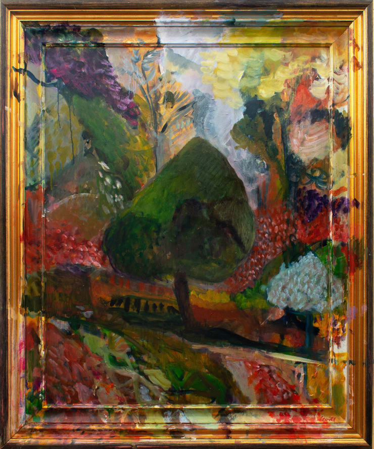George Savill The Glade, 2025 Oil on framed board 93 x 78 cm