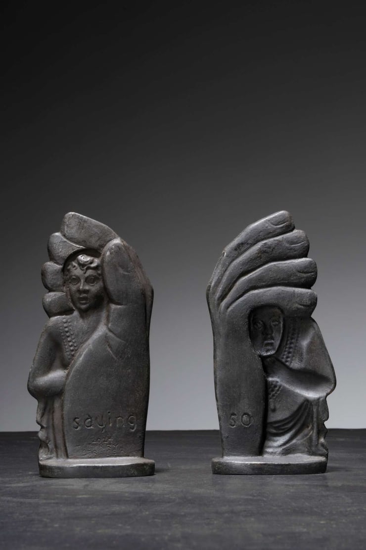 Terry Stringer Masking, 2024 Bronze Edition of 20 11 cm high
