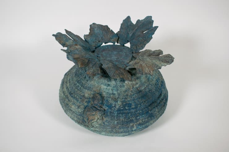 Christine Hellyar Soft Pot Crown, 2005 Bronze & patina 22 cm diameter, 20 cm high