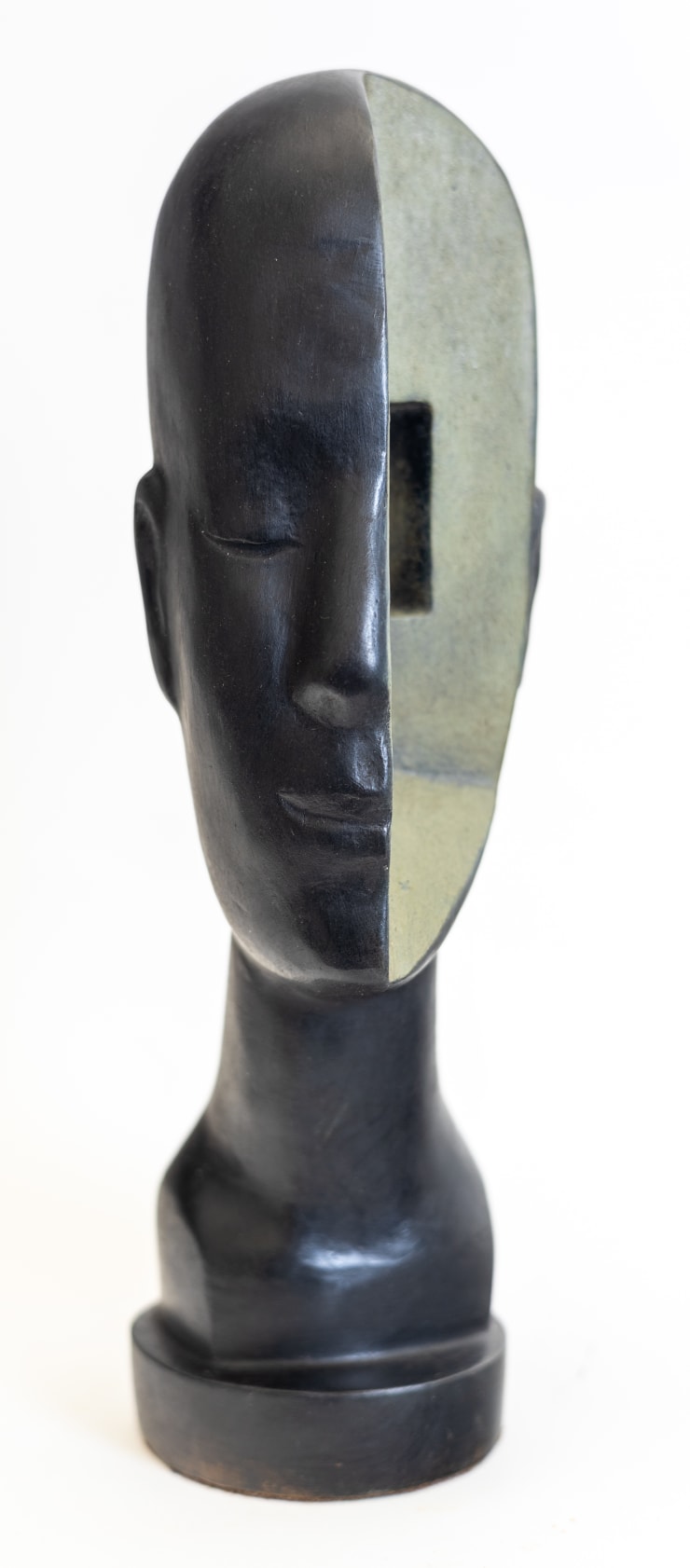 Terry Stringer Head Room With Window, 2022 bronze 26 x 10 x 8 cm