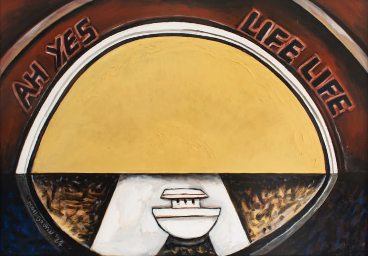 Nigel Brown, Ah Yes Life, 1984