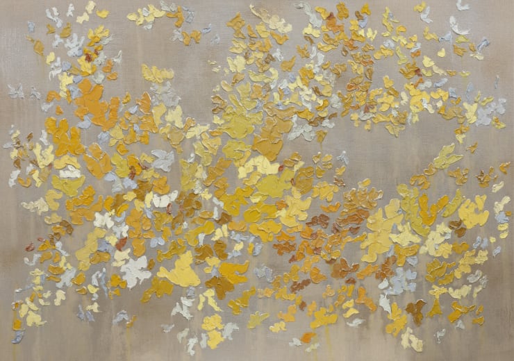Brendan Burns Wai-O-Tapu Flicker, 2021 Oil & wax on linen 120 x 170 cm