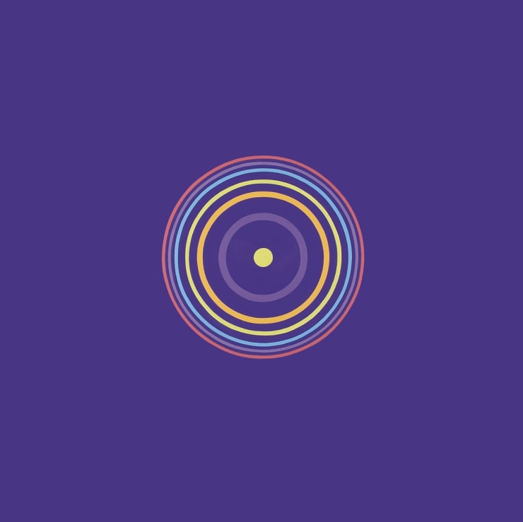 Michael Smither Violet Canvas , 2008 Acrylic on canvas 101 x 101 cm