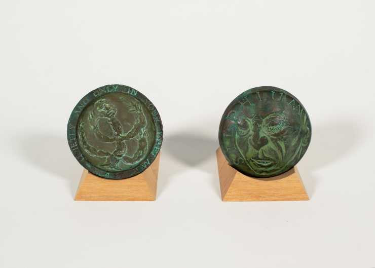 John Andrew SILPHIUM Bronze 7 cm diameter