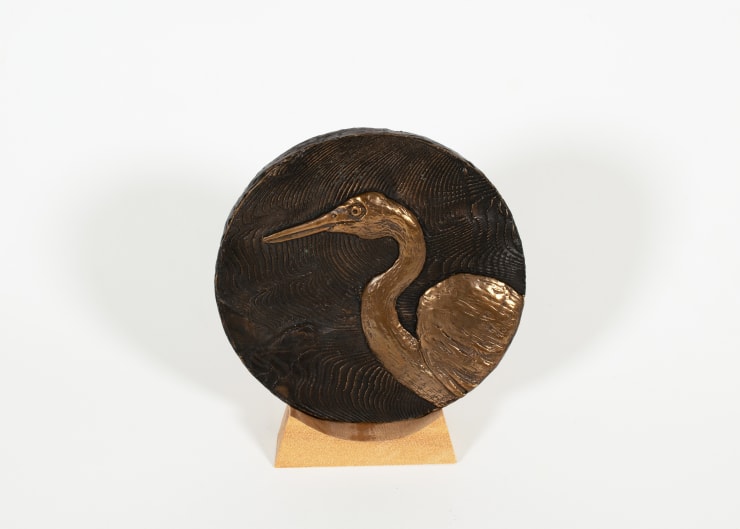 Michael Reed Kōtuku Bronze 10 cm diameter