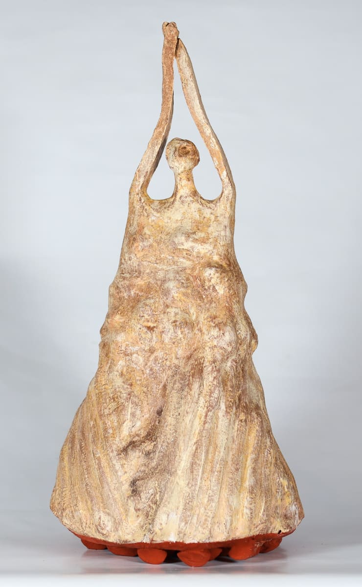 Bronwynne Cornish Dancing Dryad Series - Tairire, 2021 Ceramic 64 x 30 cm