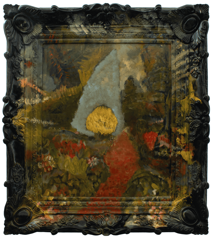 George Savill Flaxmere II, 2025 Oil on framed board 86 x 75 cm