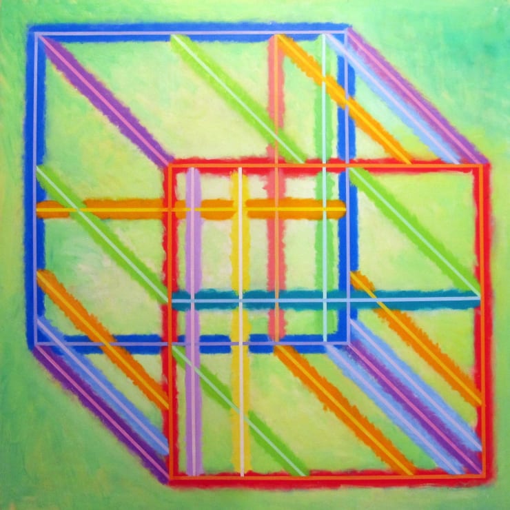 Michael Smither, Harmonic Cube Opal , 2013