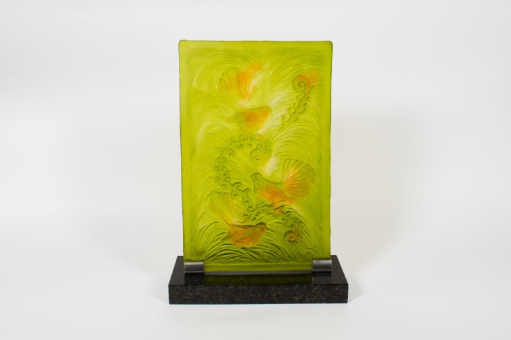 Joanne Sullivan Piwakawaka Message of New Beginnings ed.2/18, 2024 Kiln cast crystal glass