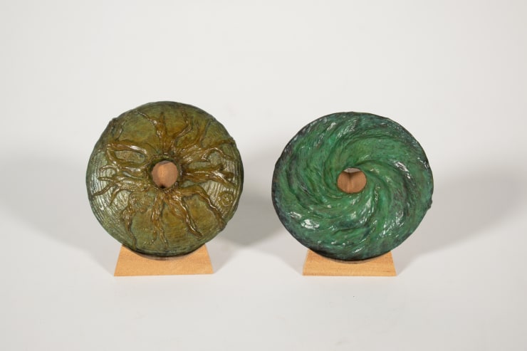 Jim Wheeler Outflow, 2025 Bronze 10 x 10 cm