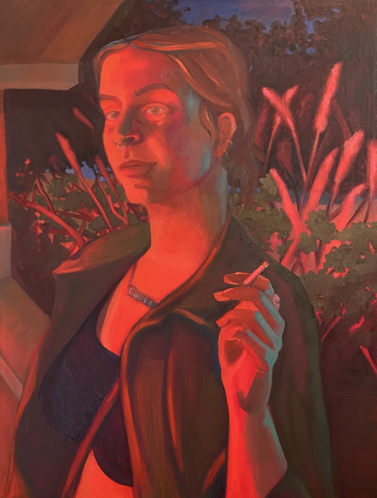 Eva Lewis Syd, 2023, Acrylic And Oil On Canvas 48 X 36 in