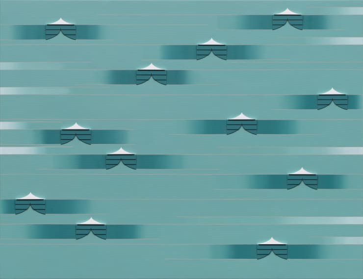 Wave 112 1X145 5Cm Acrylic Paste Board Canvas On Panel 2025