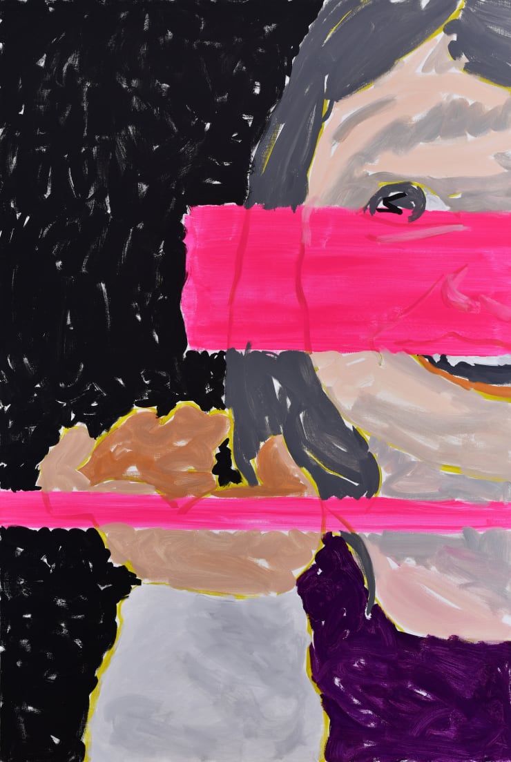 HWANG DO YOU THE GREEN RAY, 2022 Acrylic on canvas 193.3 x 130.3cm