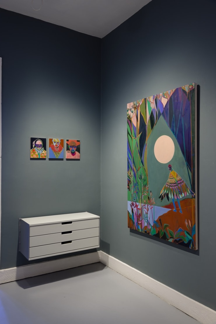 Installation Shot 'Kiss the Joy that Flies' Candida Stevens Gallery