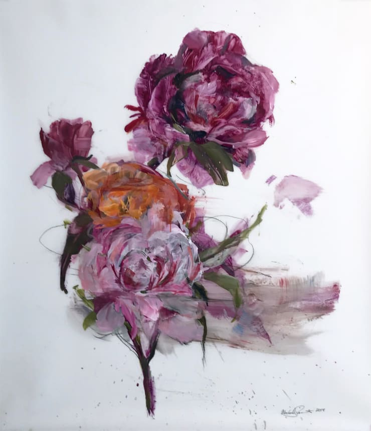 Madeleine Lamont, Pink Bouquet with Orange