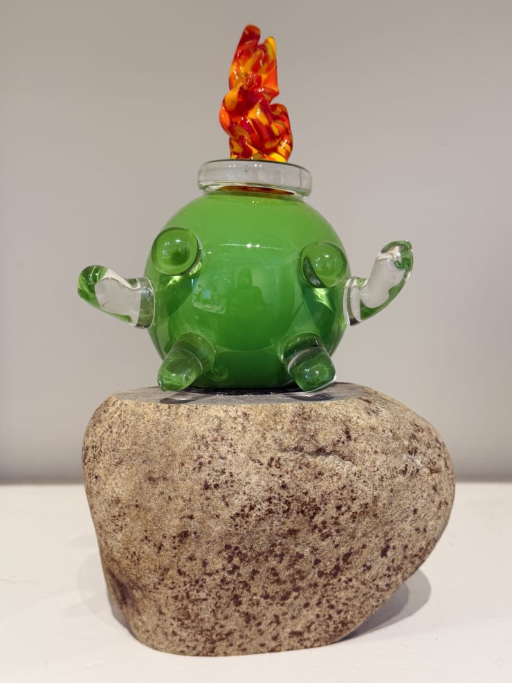 Phillip Bandura, The Green BOMB (for the good and the bad things that explode in life) , 2025