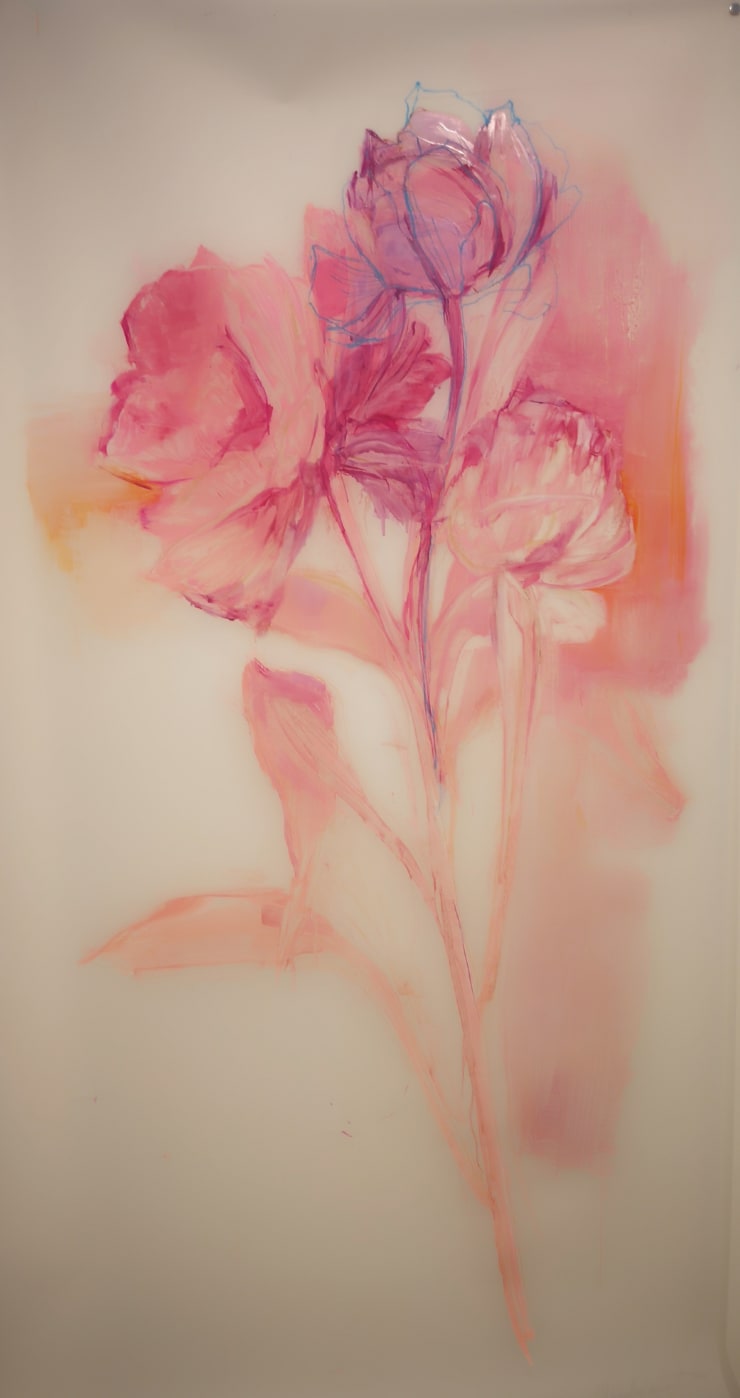 Madeleine Lamont, Peony Scroll 39, 2023