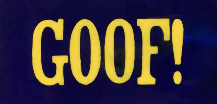 Jay Hanscom, Goof For Ruscha, 2025