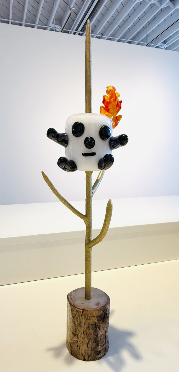 Phillip Bandura, Burning Marshmallow Buddies - No Expression, 2025