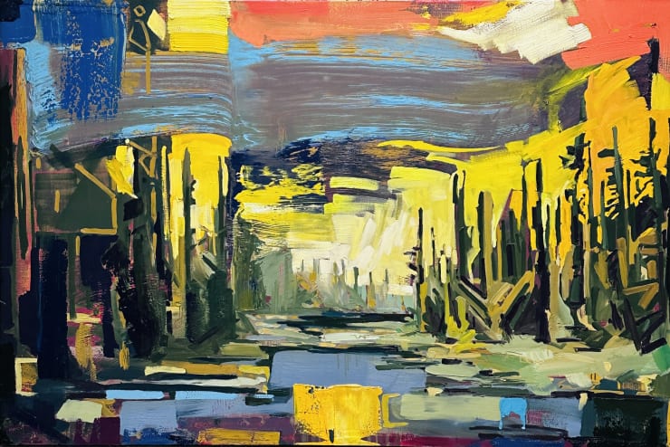 Chrissy Nickerson, Bow River, Near Lafarge, 2025