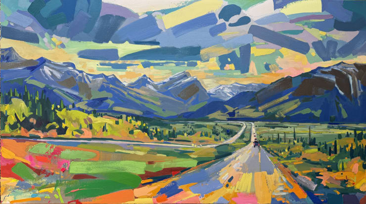 Chrissy Nickerson, Our Way Home, TransCanada Hwy 1, Alberta, 2025