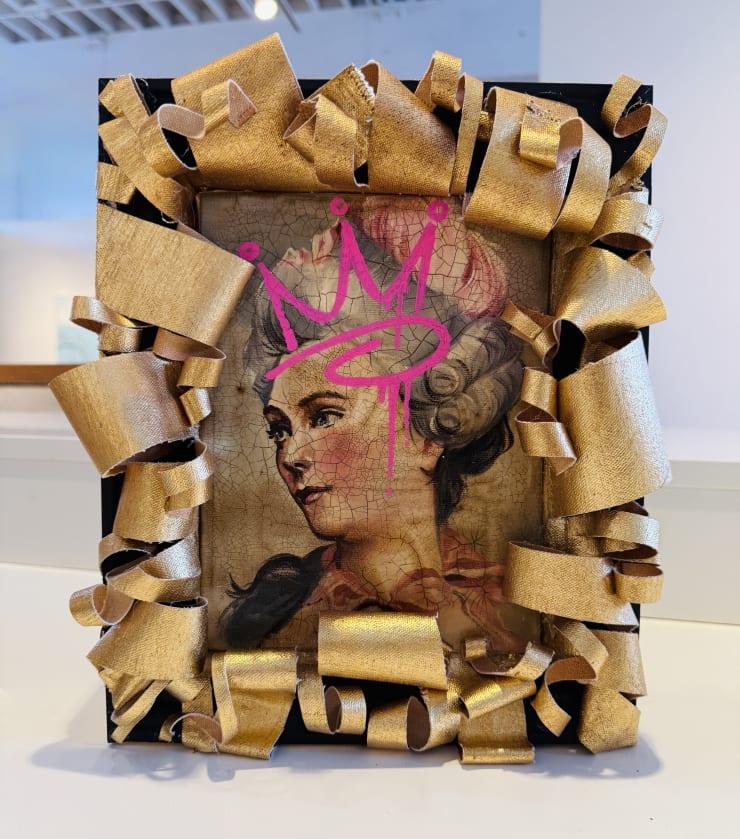 Carl White, Gold Portrait 1, 2025