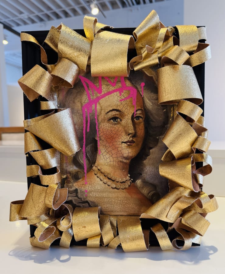 Carl White, Gold Portrait 2, 2025