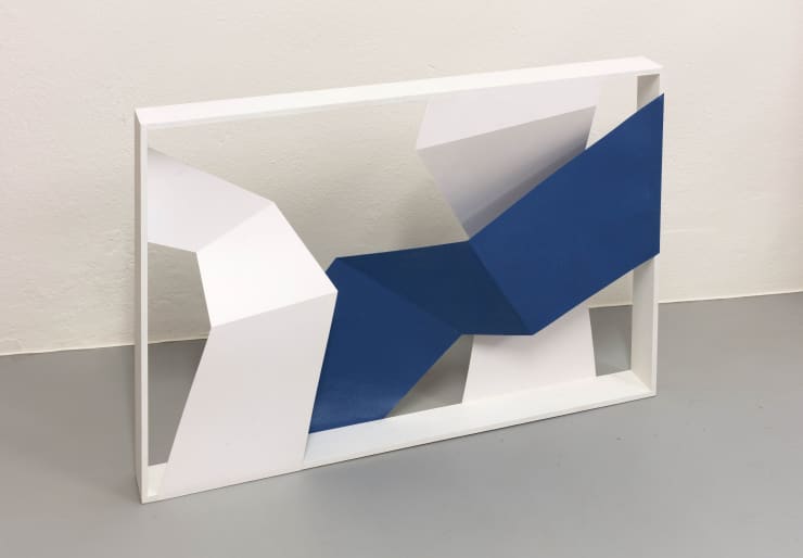 Davide Pizzigoni, WHITE AND BLUE, 2023