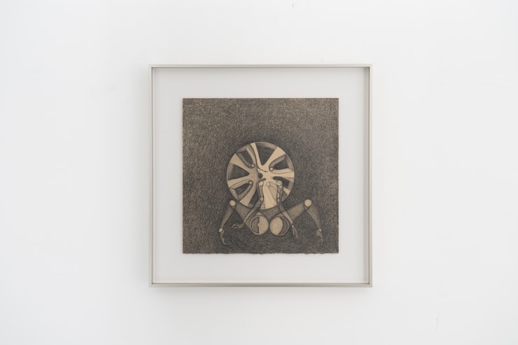 Min-Jia Lure Drawings X, 2024 Graphite on paper Unframed: 29.5 x 29.5 cm 11 3/5 x 11 3/5 in Framed: 42.7 x 42.7 cm 16 4/5 x 16 4/5 in