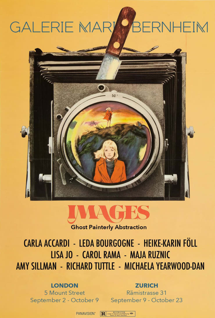 Images: Ghost Painterly Abstraction Carla Accardi, Leda Bourgogne, Heike - Karin Föll, Lisa Jo, Carol Rama, Maja Ruznic, Amy Sillman, Richard Tuttle, Michaela Yearwood-Dan