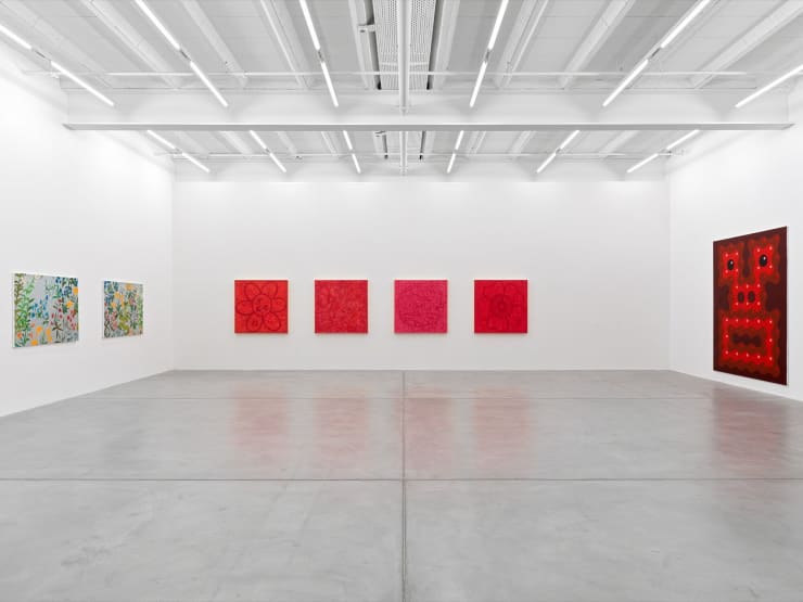 Paint-by-Numbers (Installation view), curated by Gianni Jetzer, Galerie Eva Presenhuber