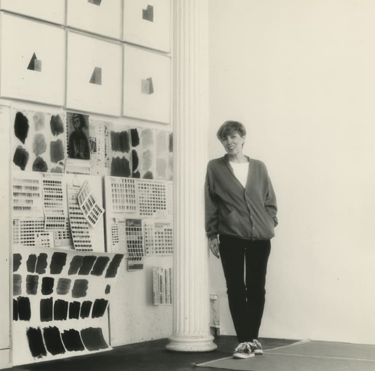 Dorothea Rockburne, photographed by Jeannette Montgomery.