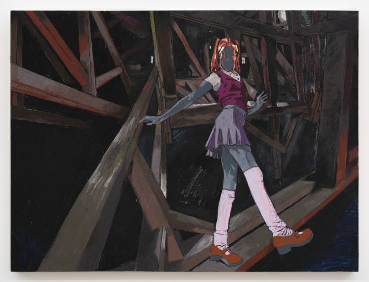 Michelle Uckotter, Girl Playing in Attic 2, 2021