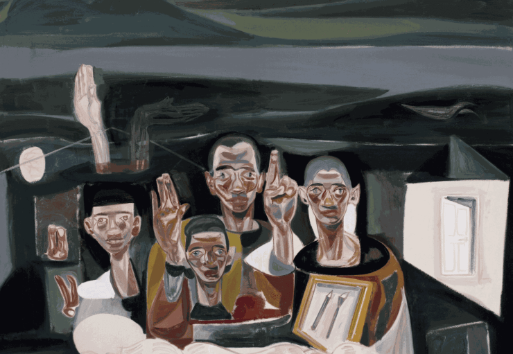 Zahlen und Daten 1, 2024 - Tesfaye Urgessa. Courtesy of the Artist and Saatchi Yates.
