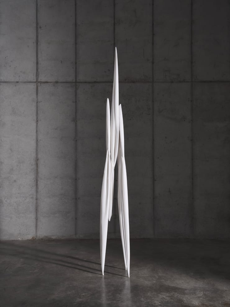 ELI PING MONOCARP, 2023 CANVAS AND RESIN 99 X 13 X 11.5 INCHES PHOTOS BY MICHEL OSCAR MONEGRO, COURTESY THE ARTIST