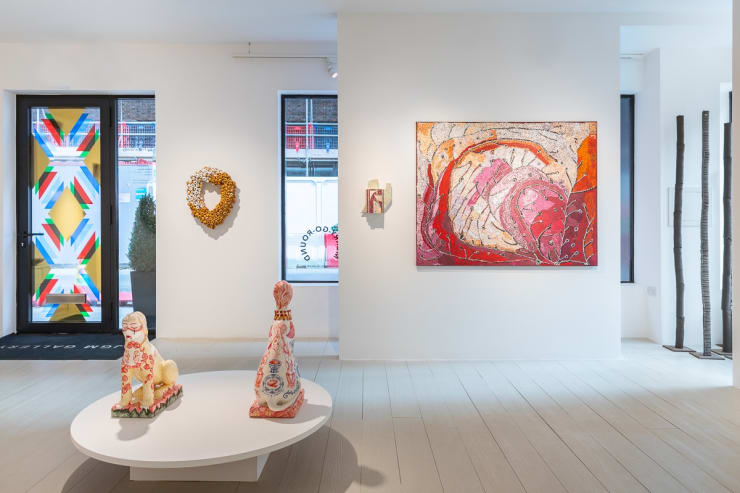 Artists: Fiona Grady, Anne Athena, Alice McCabe, Tim Ellis, Nellie Coulthard, Naja Utzon Popov, Photo: JGM Gallery