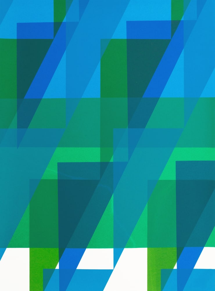 Phases (Blue/Green) , 2020