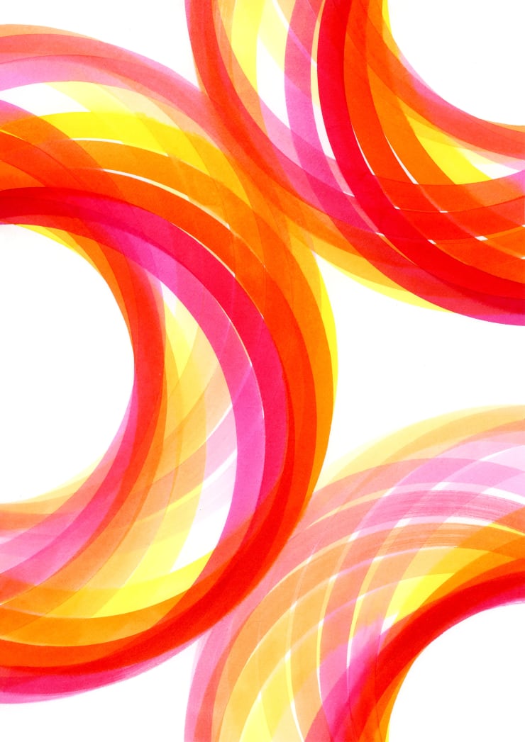 Colour Wheel (red, orange, yellow) XI, 2020