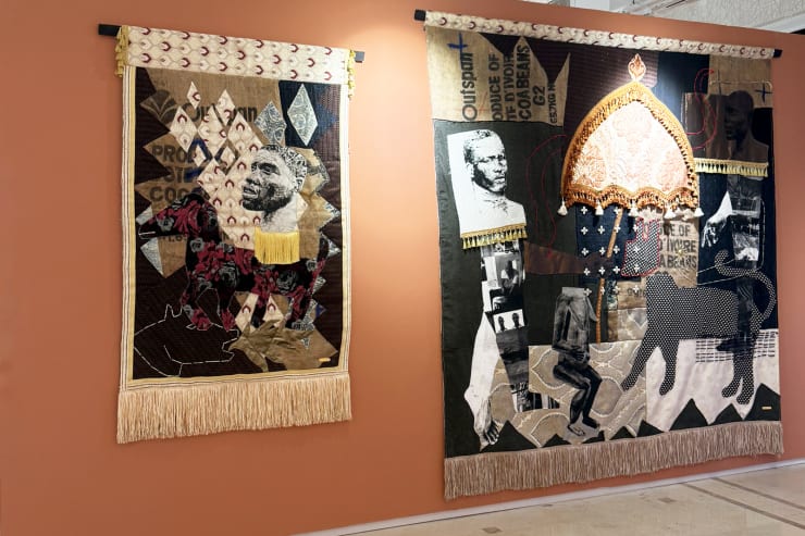 Chada's tapestries on view at 1-54 Marrakech 2025, GALERIE FARAH FAKHRI