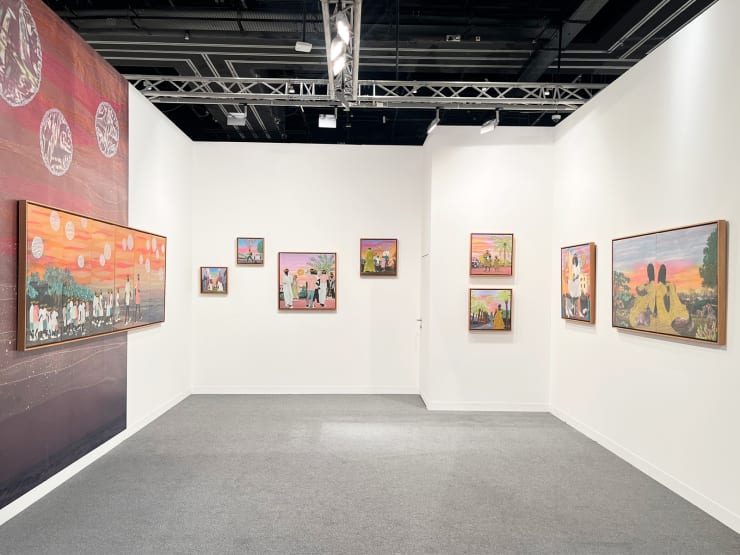 General View Joana Choumali GALERIE FARAH FAKHRI Abu Dhabi Art 2025