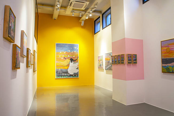 Exhibition View of La Terre n'a qu'un Soleil, Joana Choumali's solo exhibition in Abidjan, Côte d'Ivoire. GALERIE FARAH FAKHRI