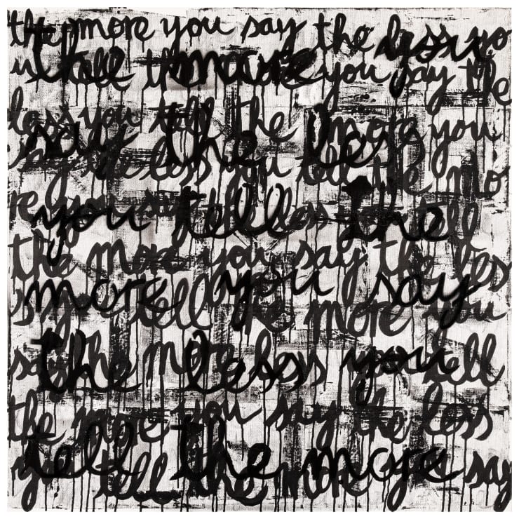 The more you say the less you tell | 2018