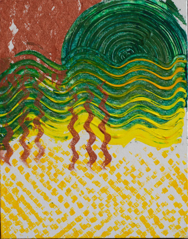 Andy Lash - Outside the Window, 2025 Acrylic on canvas board 11 x 14 inches $425.00