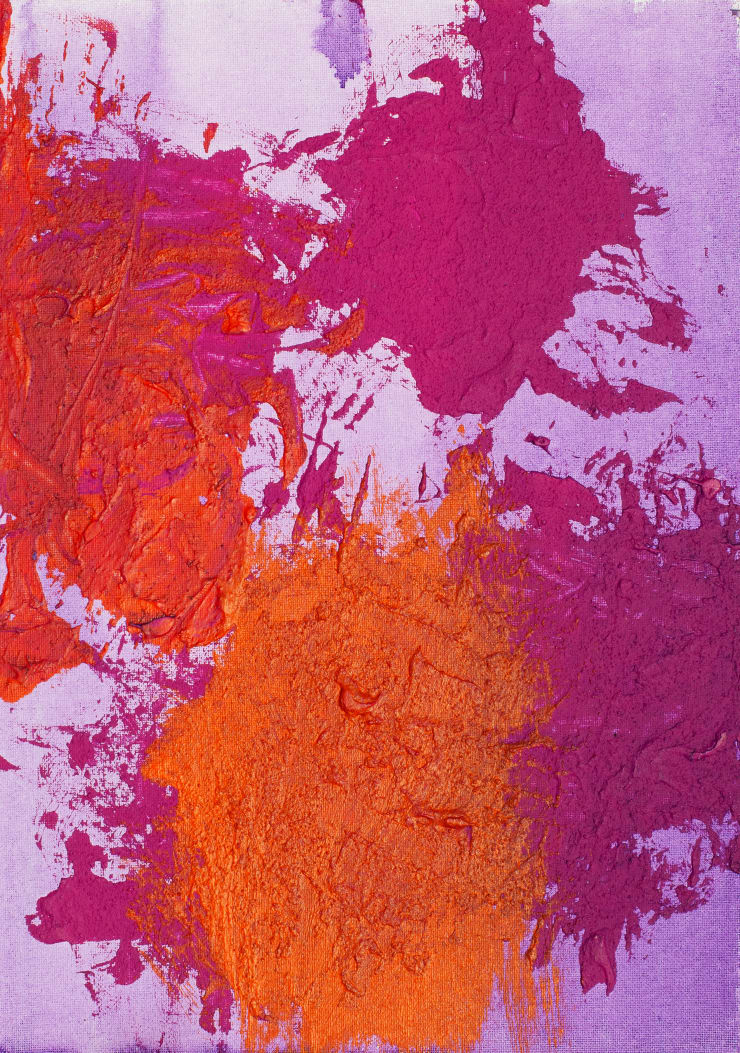 Amy Myers - Mixed Up Feelings, 2021 Acrylic and sand on canvas board 11 x 14 inches $425.00