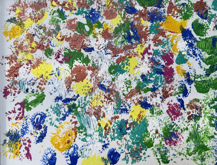 Cheryl Chapin - Stained Glass, 2011 Acrylic on canvas 26 x 20 inches $625.00