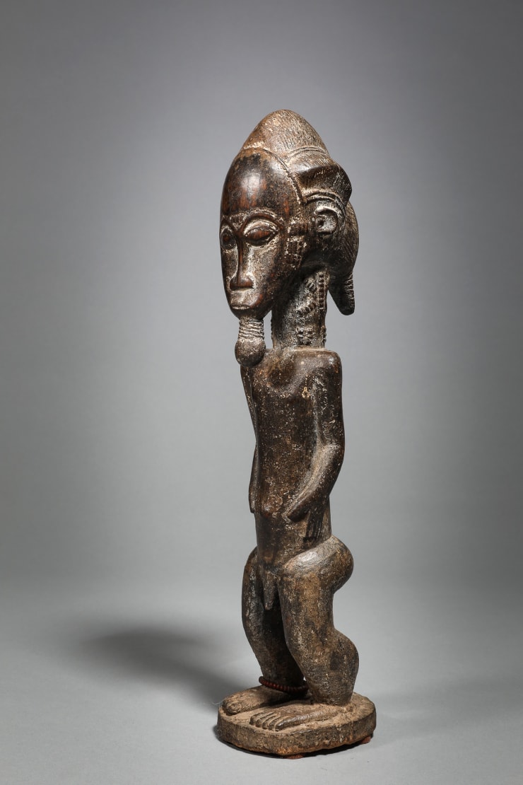 Statue asiè usu Baule Côte d’Ivoire 36,5 cm Provenance: Collection française